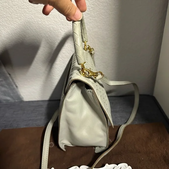 Bottega Veneta Light Sage Intrecciato Top Handle Crossbody Bag - Picture 3 of 16